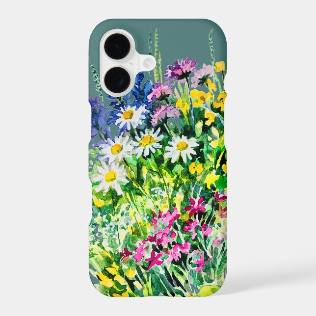 Summer meadow, wild flowers Case-Mate iPhone case (Back)