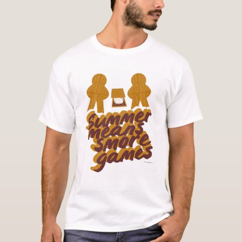 Summer Means Smore Games Fun Boardgame Design T_Shirt
