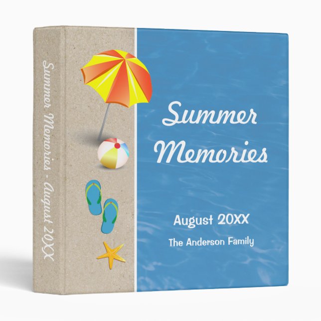Summer Memories Binder (Front/Spine)