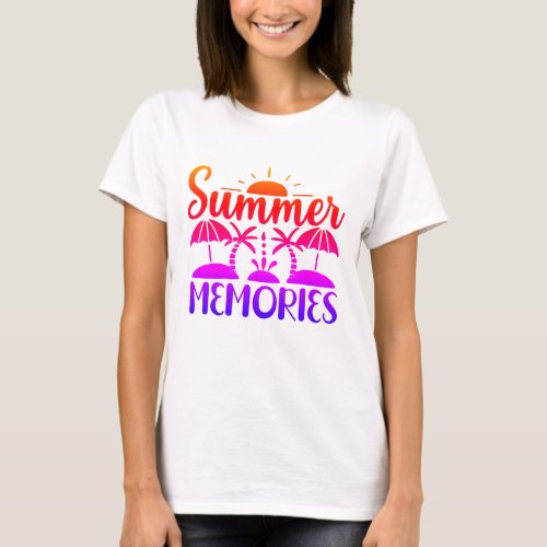 Summer Memories Capture the Moment T_Shirt