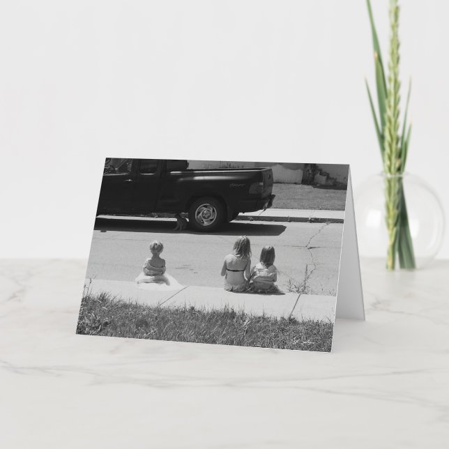 Summer Memories Folded Greeting Card (Front)