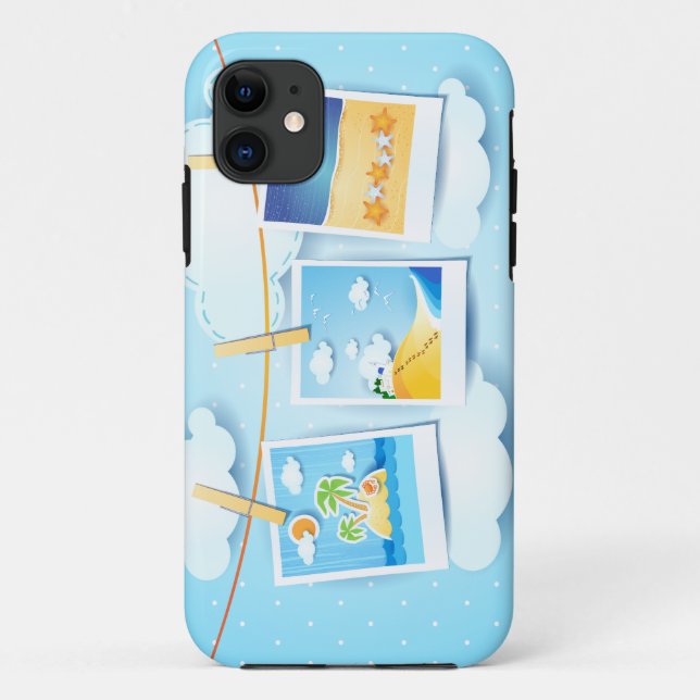 Summer memories, iPhone case (Back)