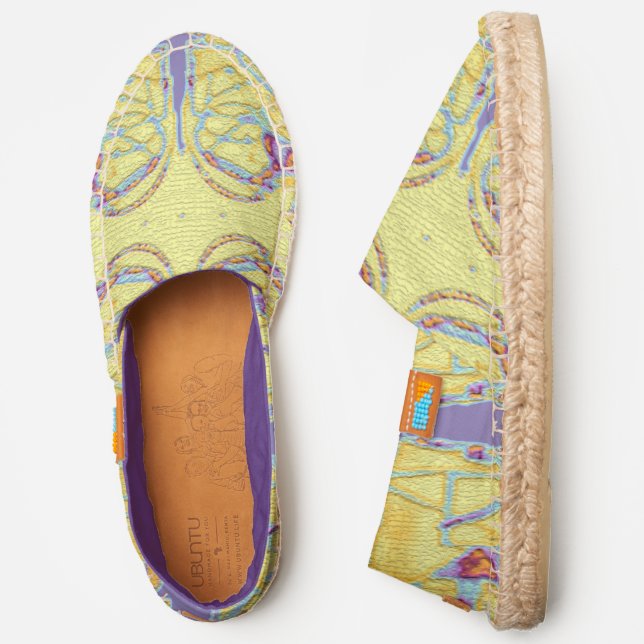 Summer Memories Lemon Sorbet Espadrilles (Side)