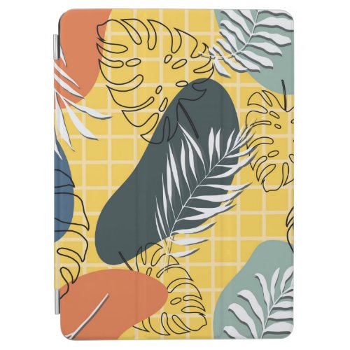 Summer memphis seamless patternabstract shapes an iPad air cover