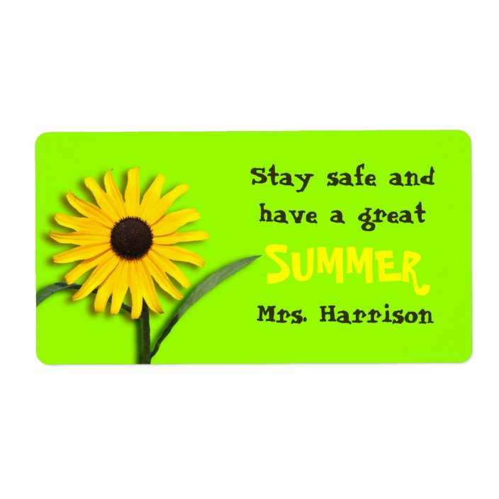 Summer Message Candy Bar Wrapper From Teacher Label Zazzle Com