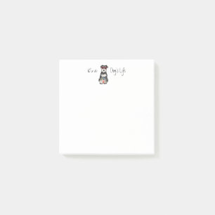 Summer Miniature Schnauzer Post-it Notes