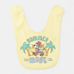 Summer Mode Minnie Mouse Baby Bib