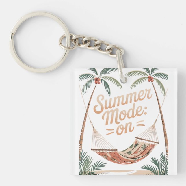 Summer Mode On Keychain (Front)