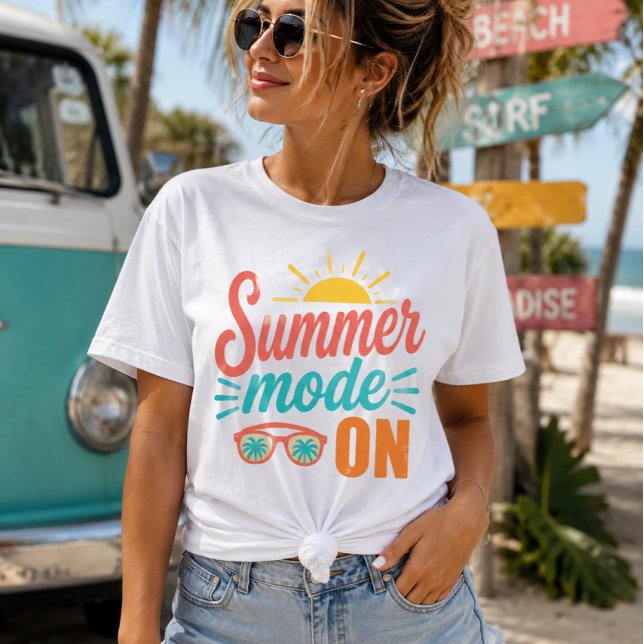 Summer Mode ON Tshirt (Creator Uploaded)