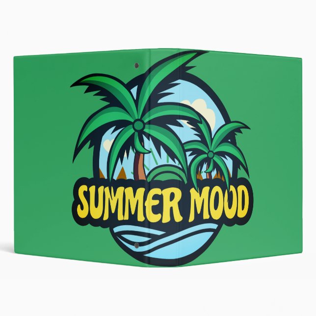 Summer Mood 3 Ring Binder (Background)