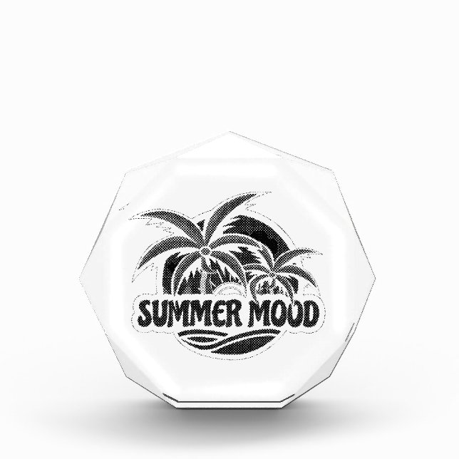 Summer Mood Acrylic Award (Front)