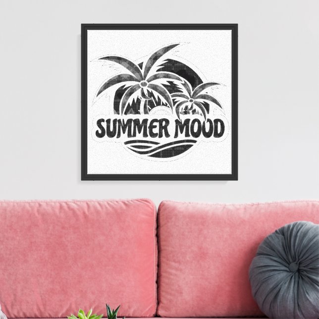 Summer Mood Canvas Print (Insitu(LivingRoom))