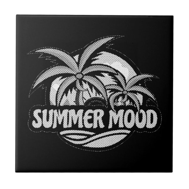 Summer Mood Ceramic Tile (Front)