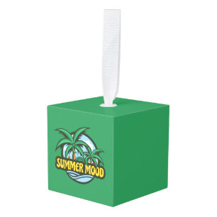 Summer Mood Cube Ornament