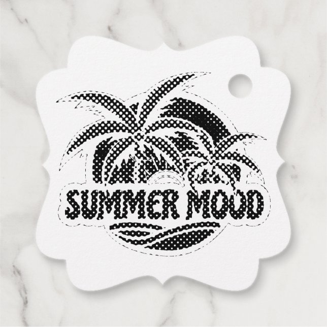 Summer Mood Favor Tags (Back)