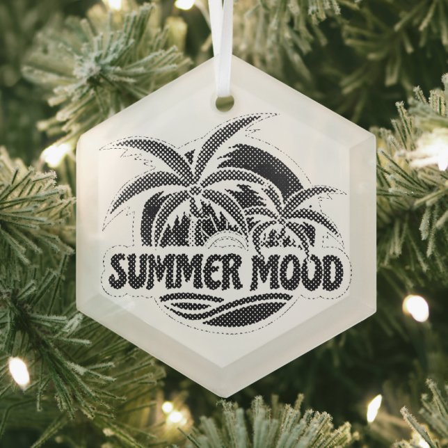 Summer Mood Glass Ornament (Insitu)