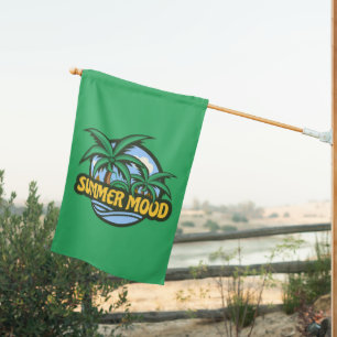 Summer Mood House Flag