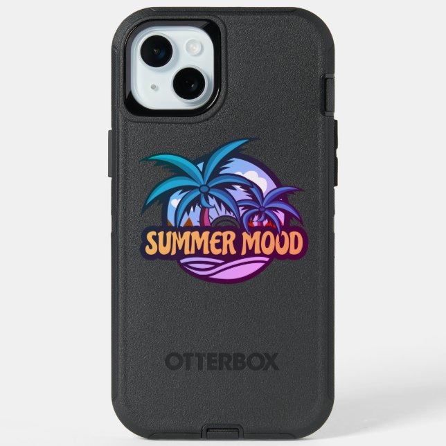 Summer Mood iPhone 15 Plus Case (Back)