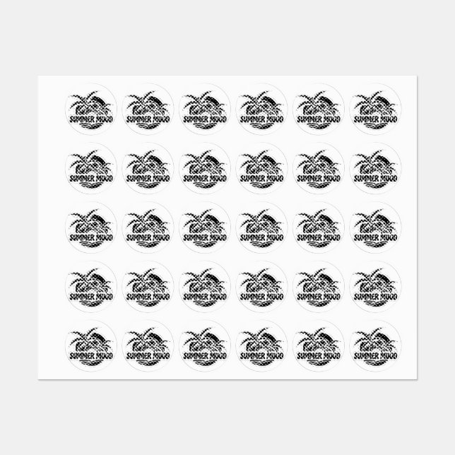 Summer Mood Labels (Sheet)