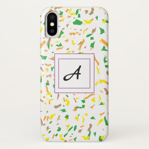 Summer Mood Mosaic Pattern iPhone X Case