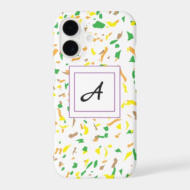 Summer Mood Mosaic Pattern Iphone Case (Back)