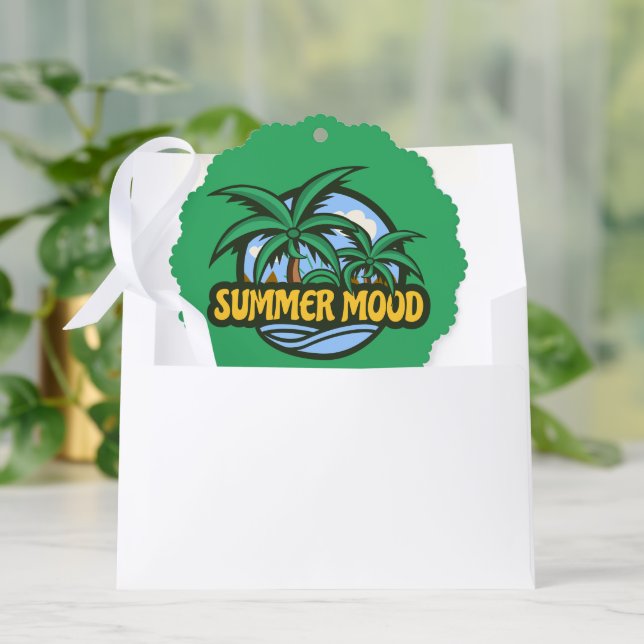 Summer Mood Ornament Card (Envelope)