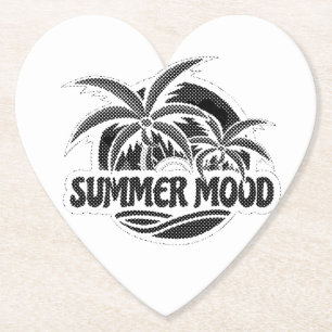 Summer Mood Paper Coaster