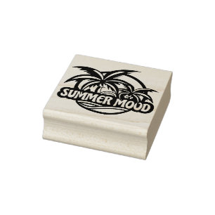 Summer Mood Rubber Stamp