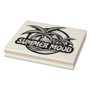 Summer Mood Rubber Stamp