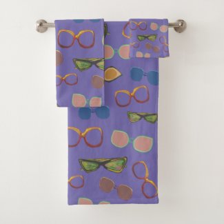 Summer Mood Sunglasses Art Towel Set