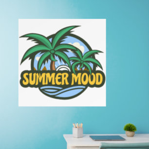 Summer Mood Wall Decal