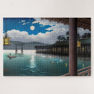 Summer Moon at Miyajima by Tsuchiya Koitsu Jigsaw Puzzle