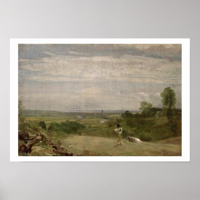 Summer Morning: Dedham from Langham Poster (Front)