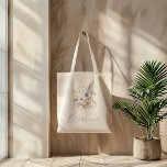 Summer Multicolor Wildflower Bridesmaid Tote Bag<br><div class="desc">This summer multicolor wildflower bridesmaid tote bag is the perfect wedding gift to present your bridesmaids and maid of honor for a modern wedding. The design features watercolor pink,  blush,  purple,  red,  burgundy,  yellow,  white flowers and butterflies with greenery neatly bunched in elegant floral bouquets.</div>