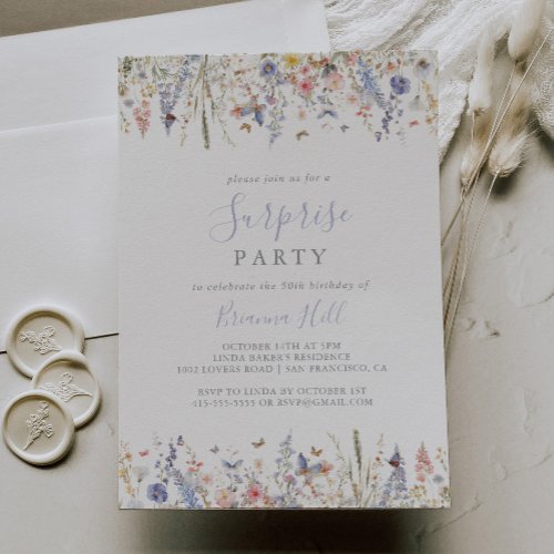 Summer Multicolor Wildflower Surprise Party