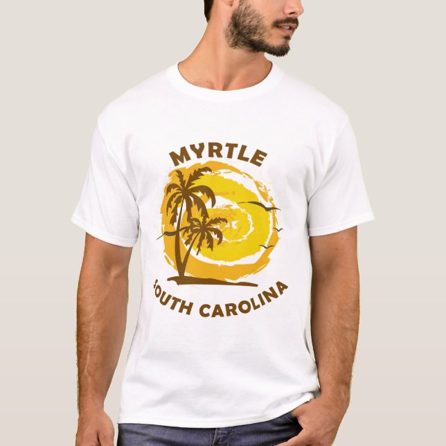Summer myrtle beach- south carolina  T-Shirt (Front)