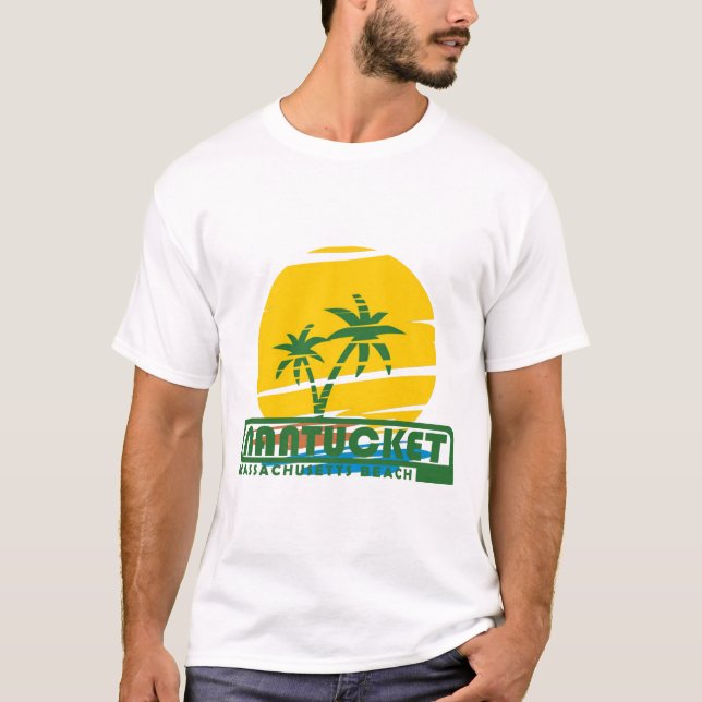 Summer nantucket- massachusetts  T-Shirt (Front)