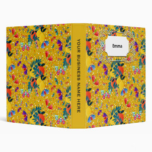 Summer Natural Citrus Grove 3 Ring Binder