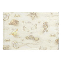Summer nautical pattern pillowcase
