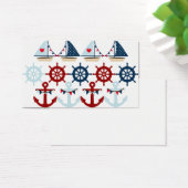 Summer Nautical Theme Anchors Sail Boats Helms (Desk)