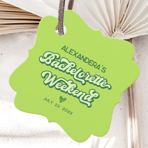 Summer Neon Pool Party Bachelorette  Favor Tags