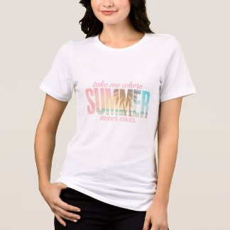 Summer Never Ends Tri-Blend Shirt