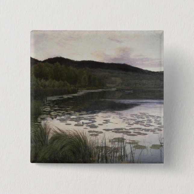 Summer Night, 1886 Button (Front)