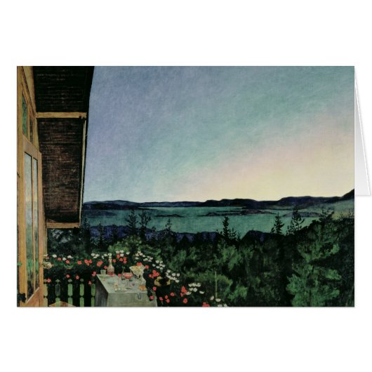 Summer Night, 1899 Cards (Front Horizontal)