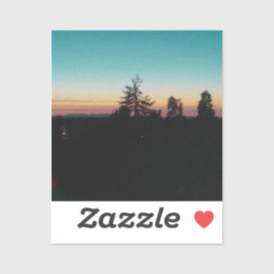Summer night in the Pacific Northwest Sticker