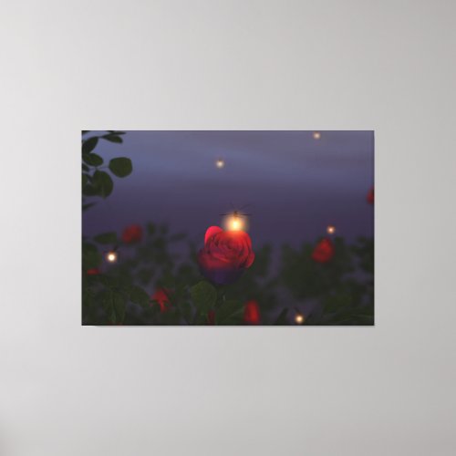 Summer Nightlights Canvas Print