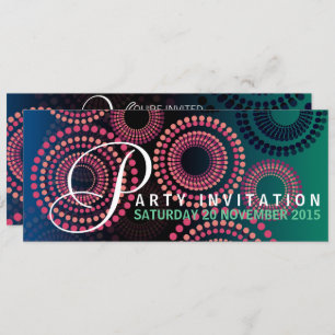 Summer Nights Fireworks Party Invitation