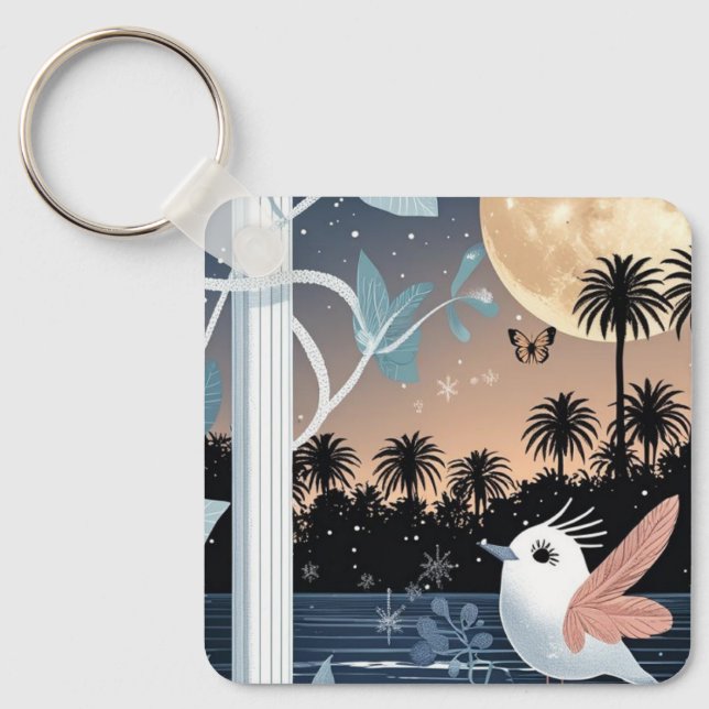 Summer Nights In Greece Keychain (Front)