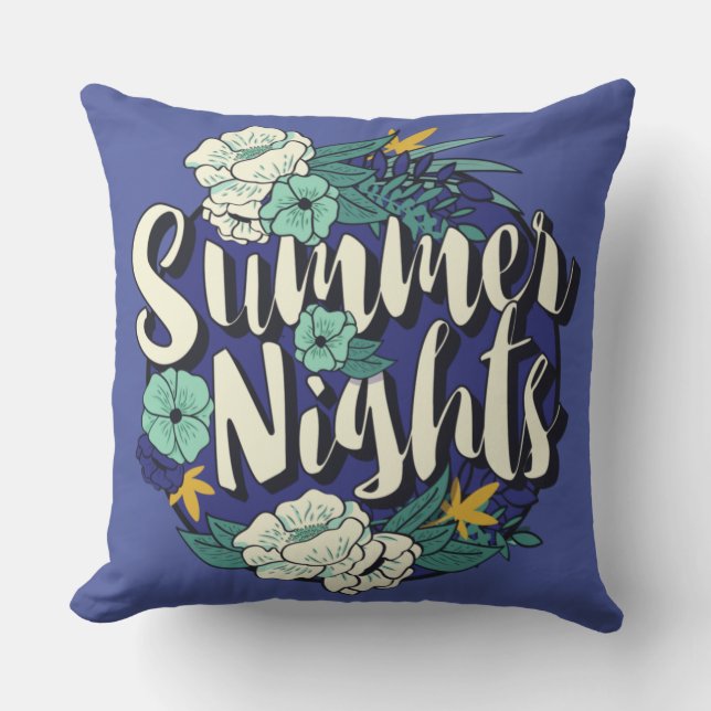 Summer Nights Outdoor Pillow (Front)