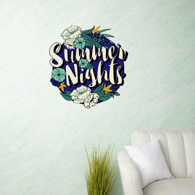 Summer Nights Wall Decal (Living Room)